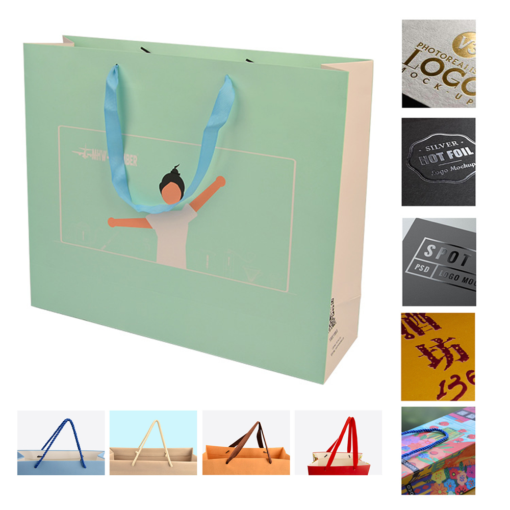 Large Thick Shopping Paper Tote Bag 2