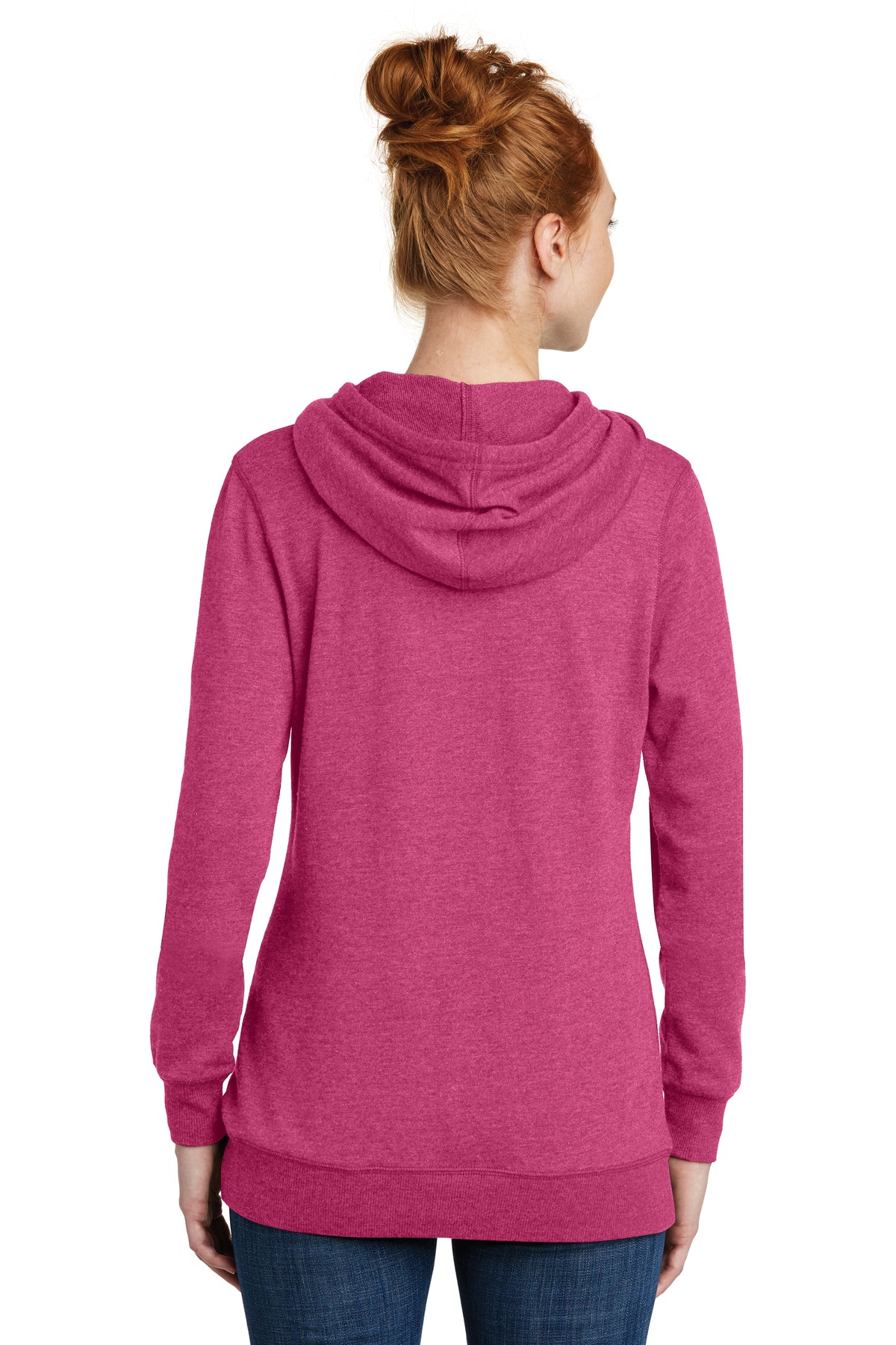 District Women's Lightweight Fleece Hoodie. DM493 20