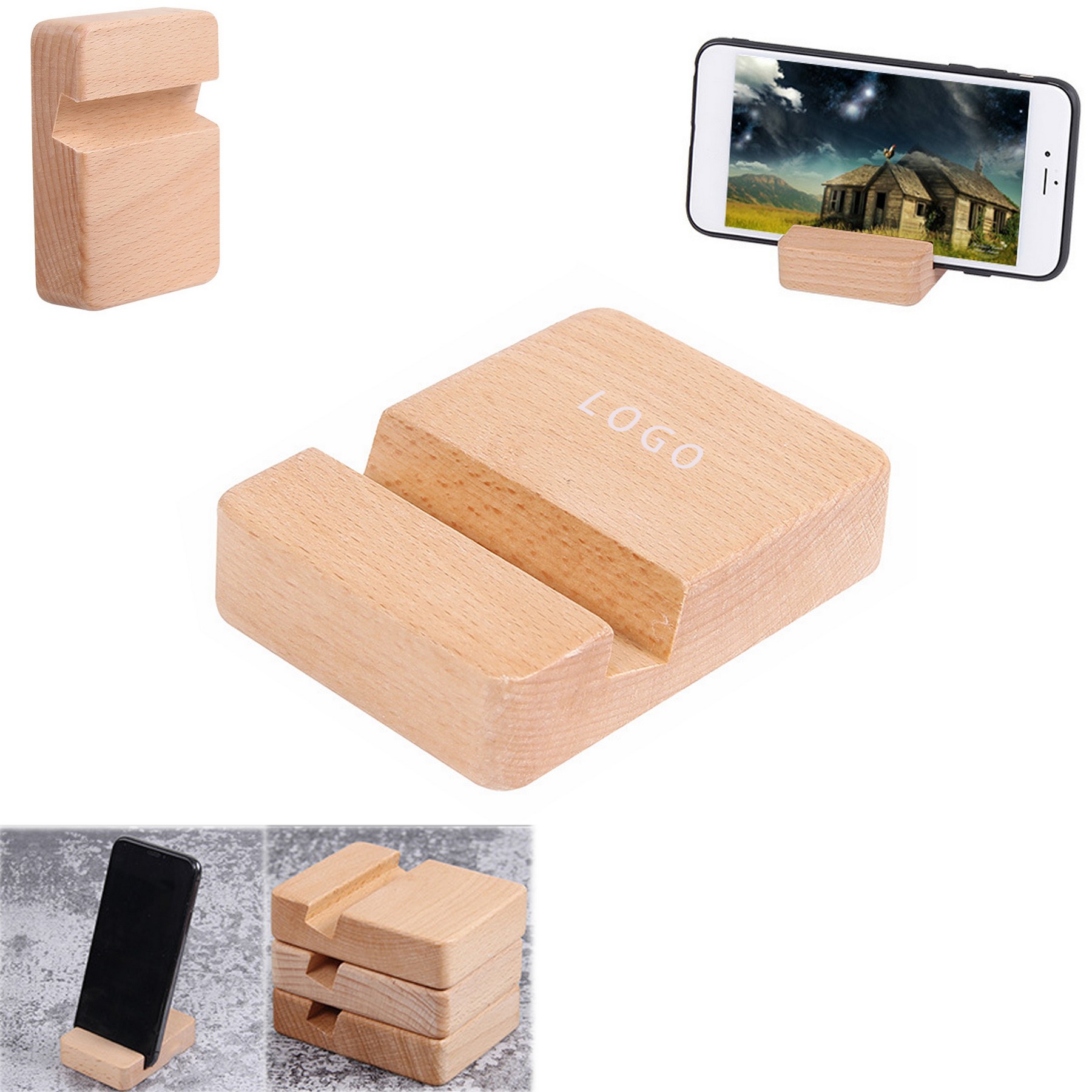 Wooden Mobile Phone Holder
