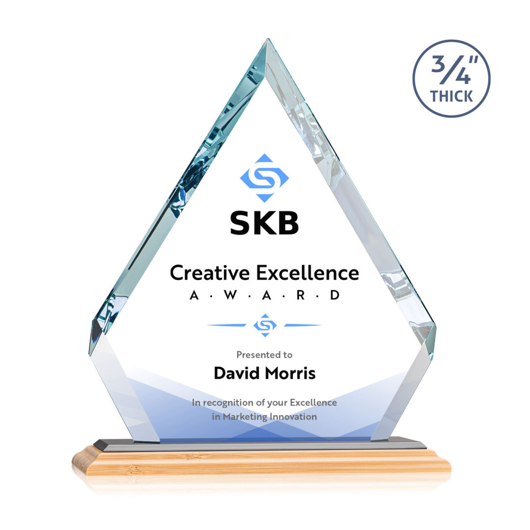 Apex VividPrint™ Award - Bamboo/Black 2