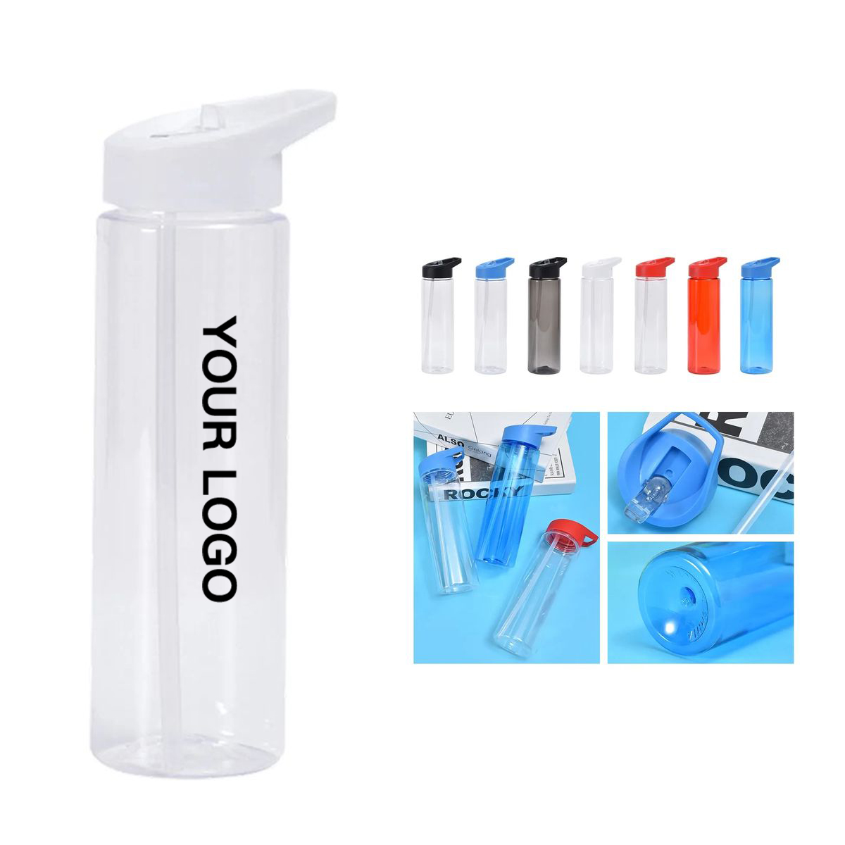 24oz Sports Cup with Handle and Straw Lid 9