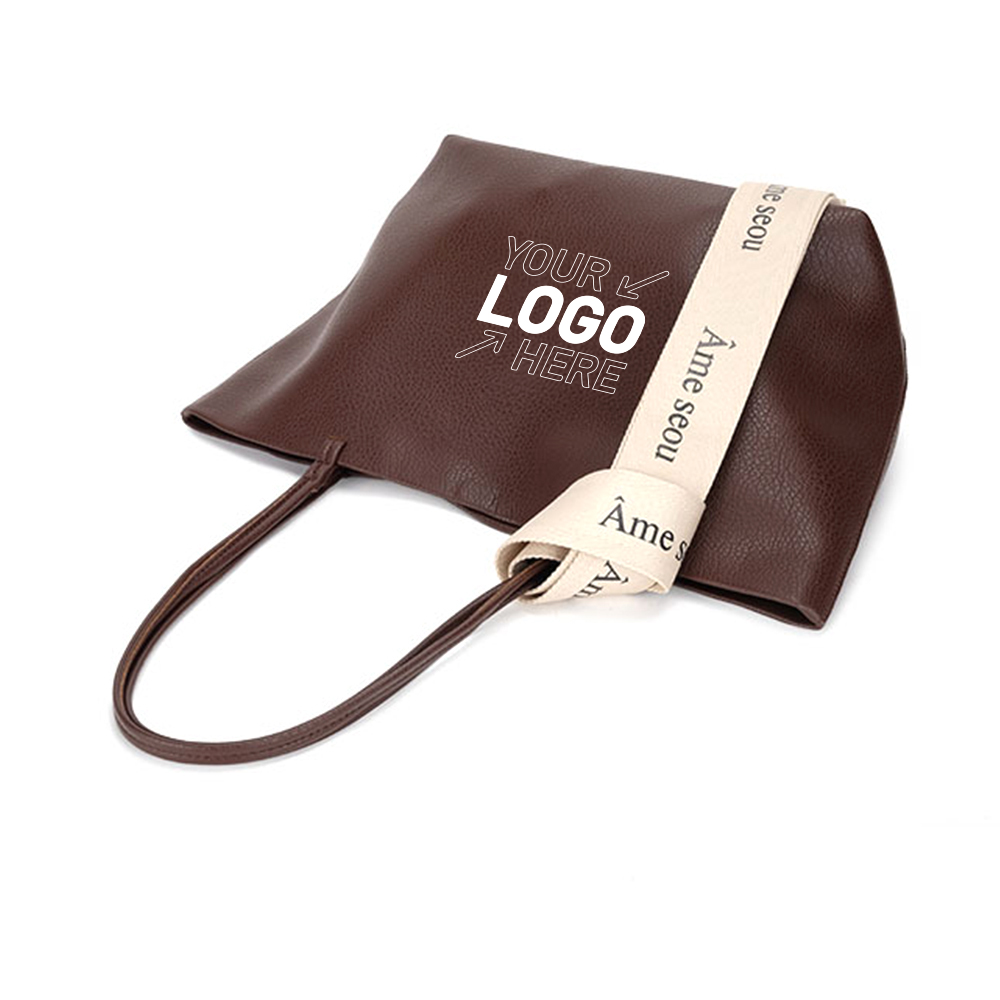 2Pcs Shoulder Tote Wallet Bag Set 5