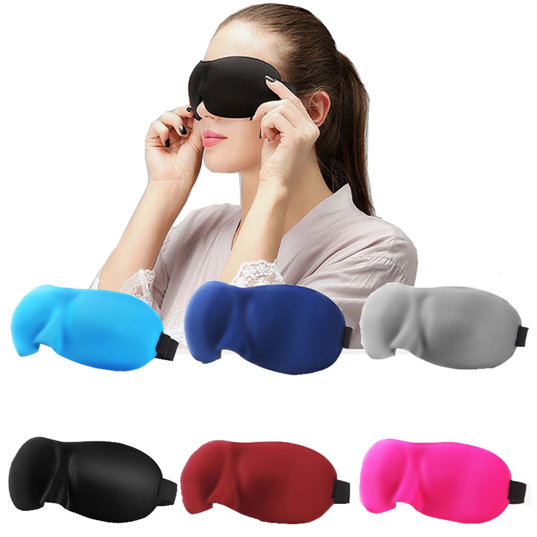 3D Sleeping Eye Mask, Blindfold 2