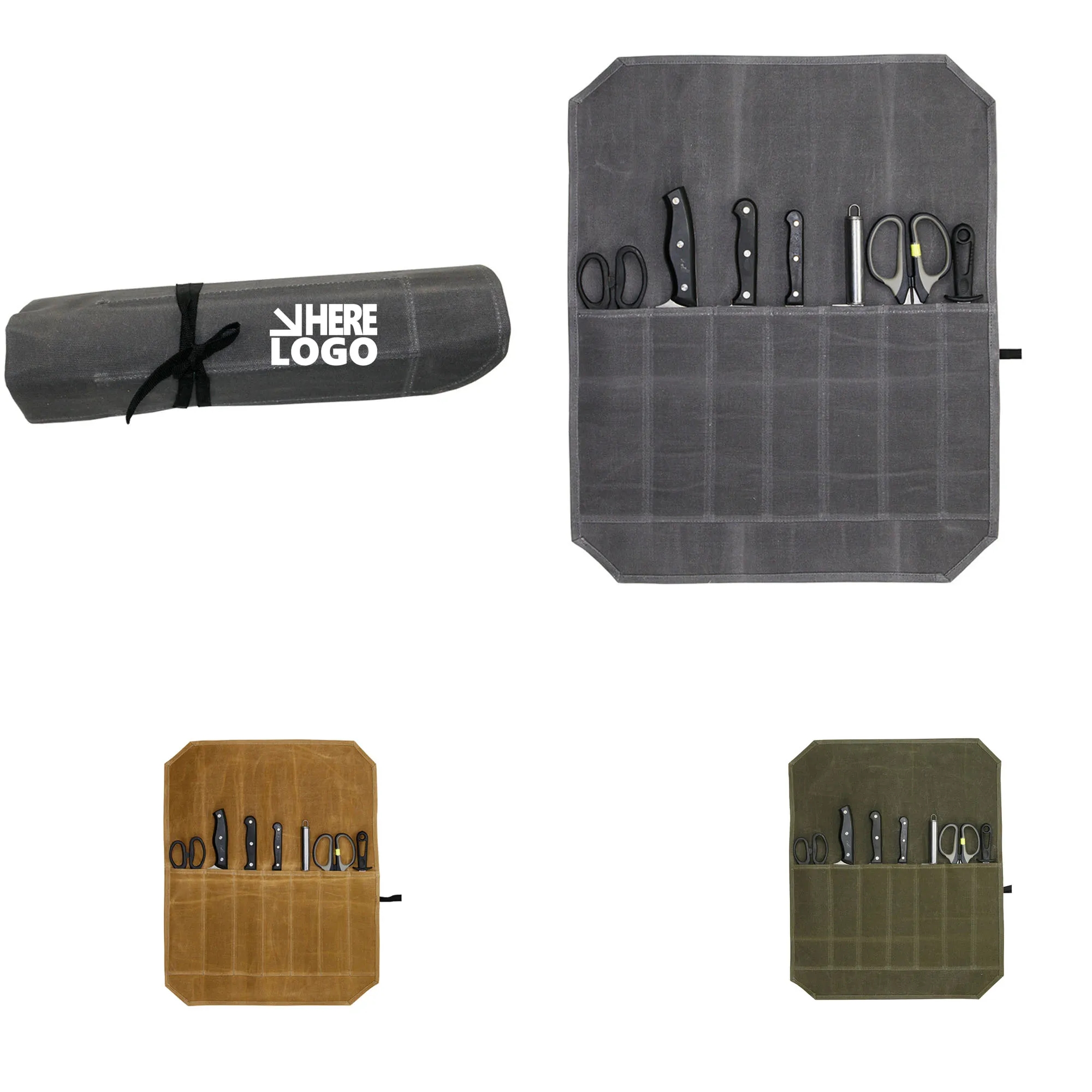 Portable Chef Knife Roll Bag 4