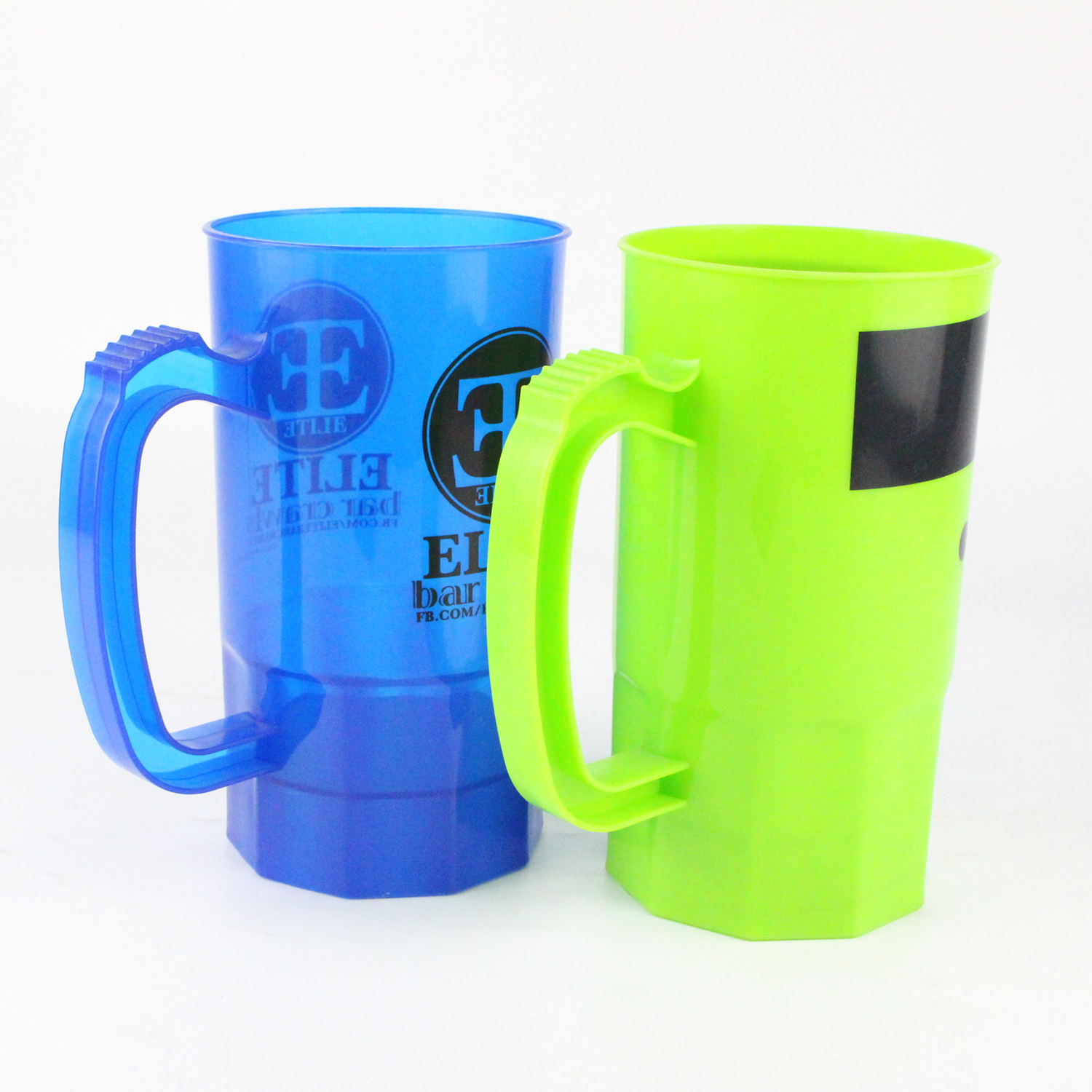 23oz/650ml Single Wall Plastic Stein Beer Cup With Handle 3