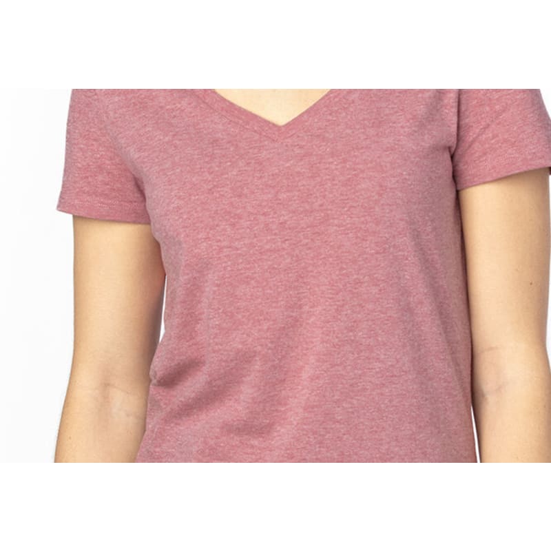 Threadfast Apparel Ladies' Ultimate CVC V-Neck T-Shirt 9