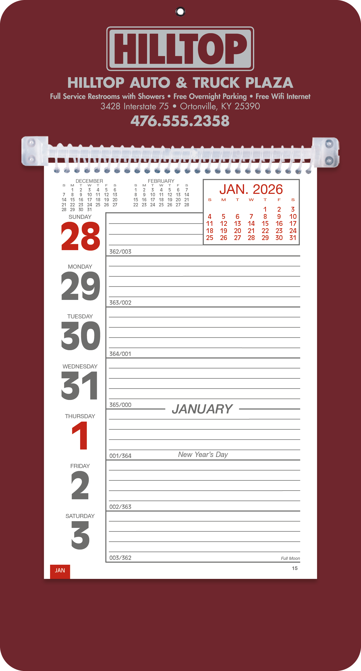 Triumph® Calendars Weekly Memo Calendar 23