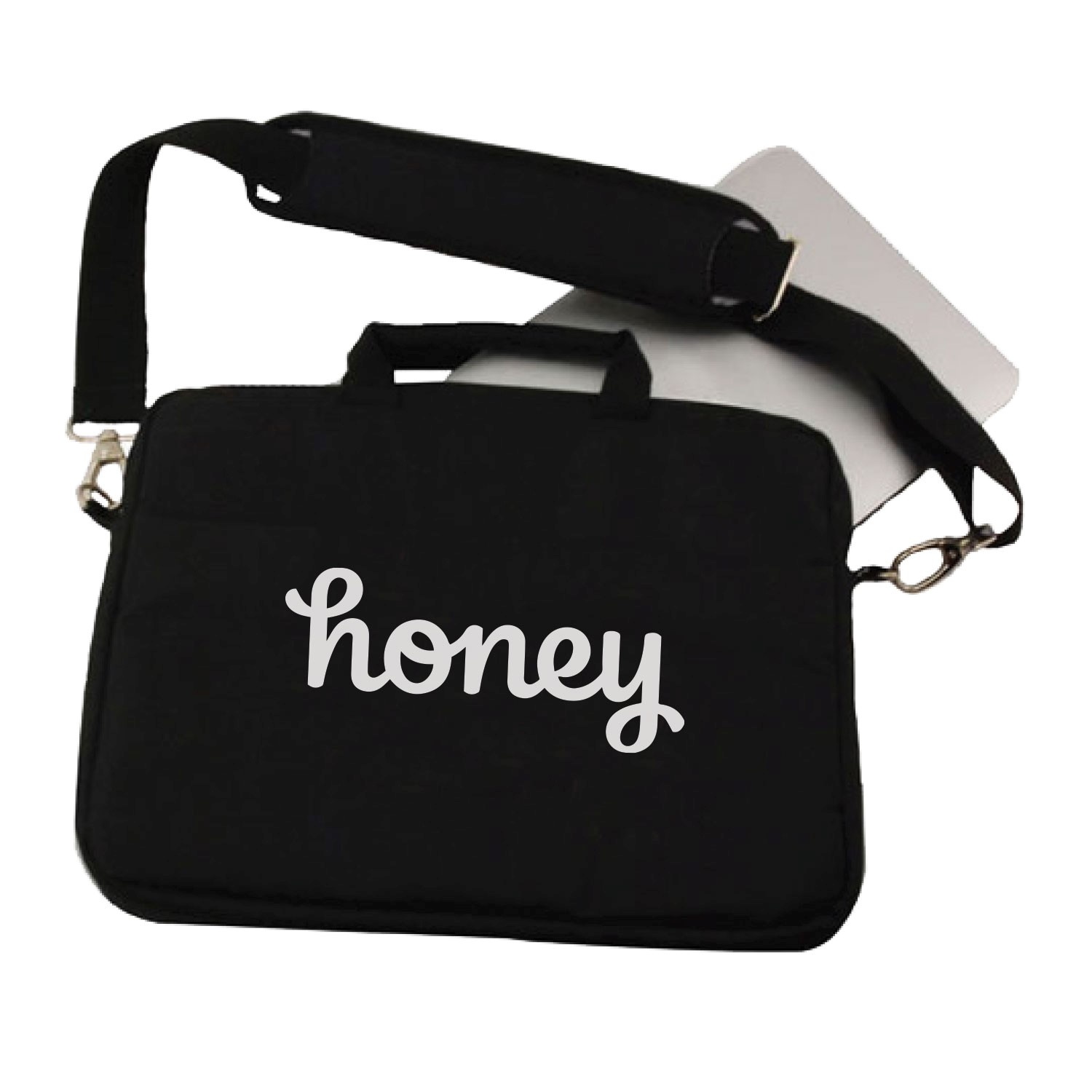 Embroidered Padded Messenger Bag 2