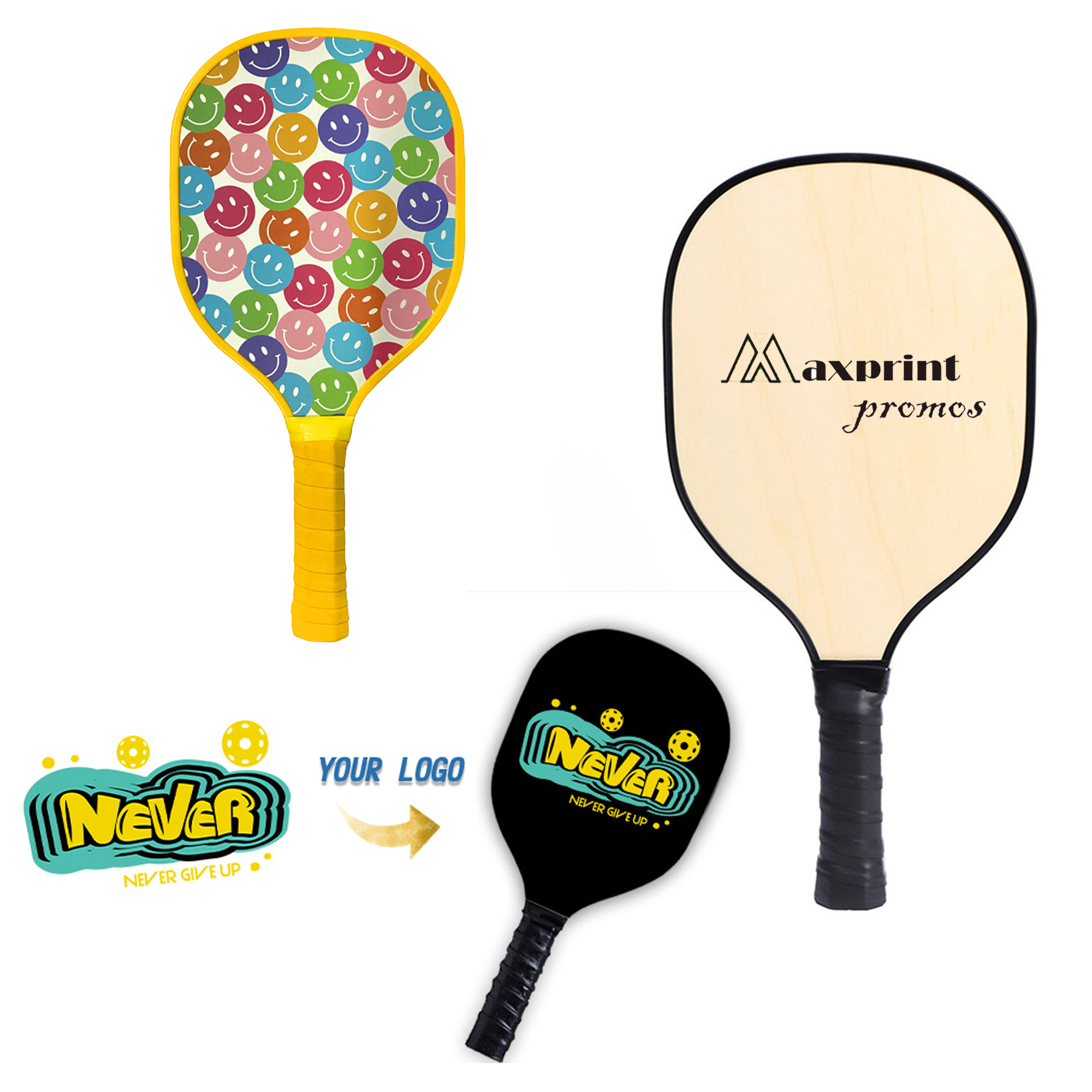 Fiberglass Pro Pickleball Paddle 1