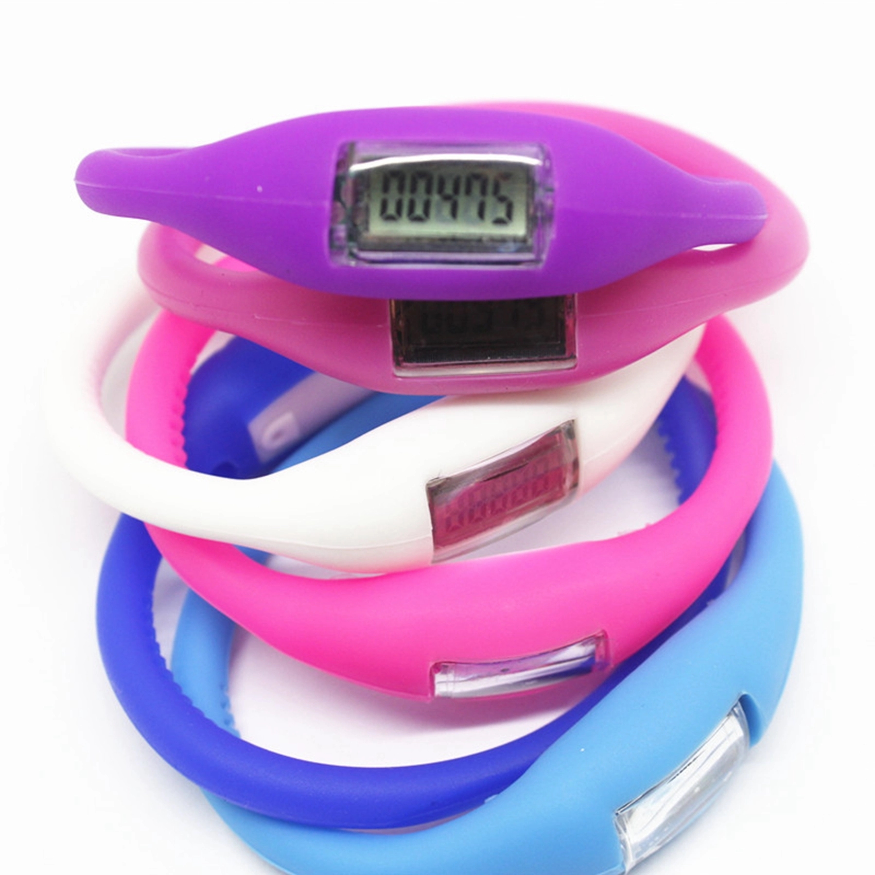 Silicone Bracelet Pedometer 2