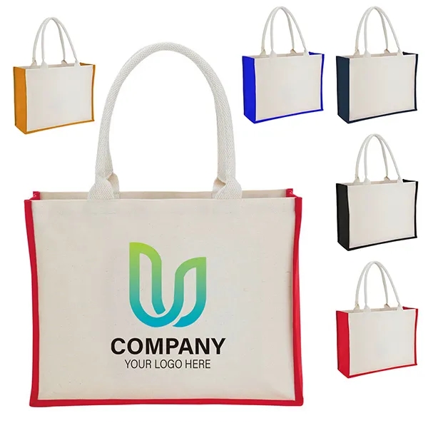 Cotton Landscape Tote, custom tote bag with logo imprint 2