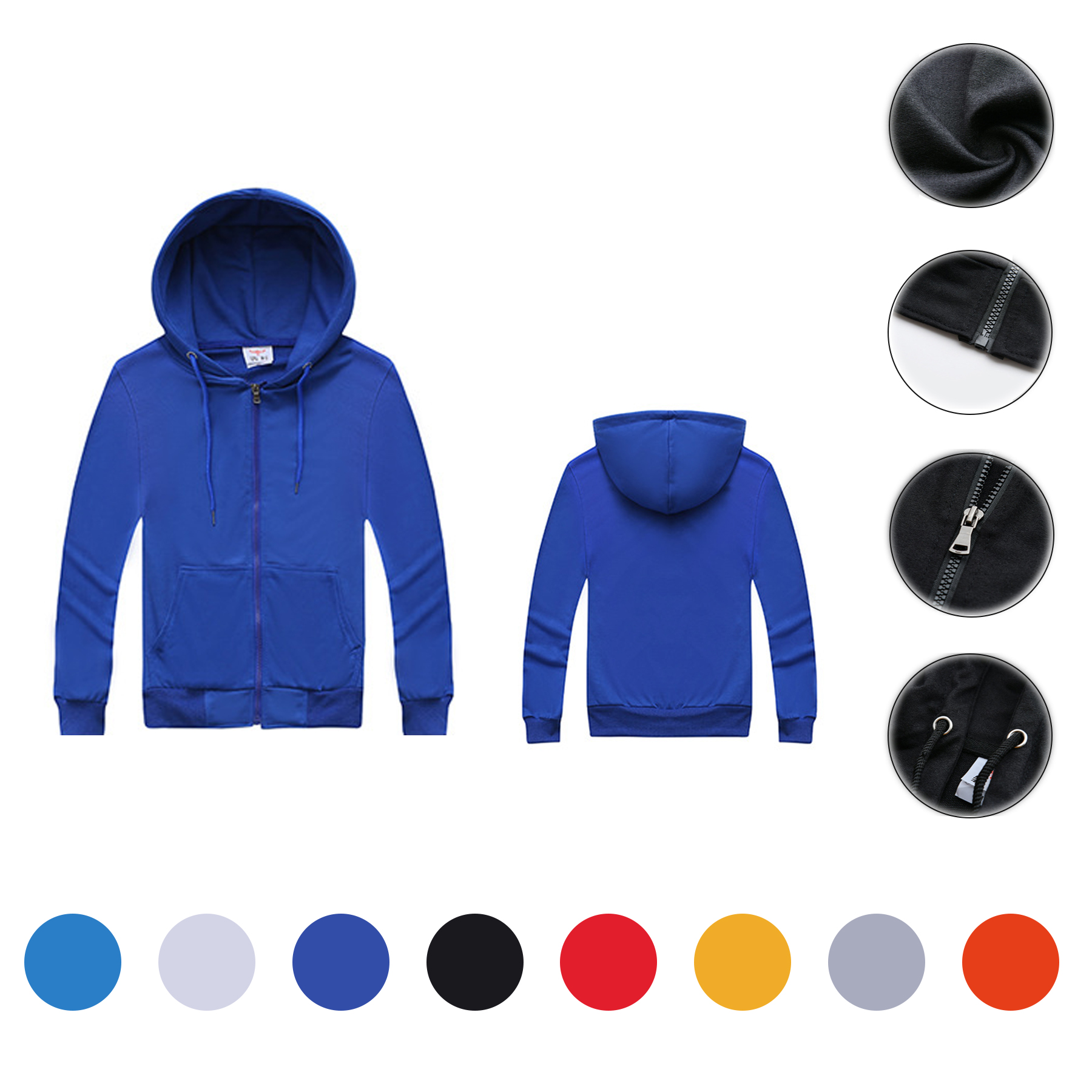 Zipper Pullover Hoodies 1