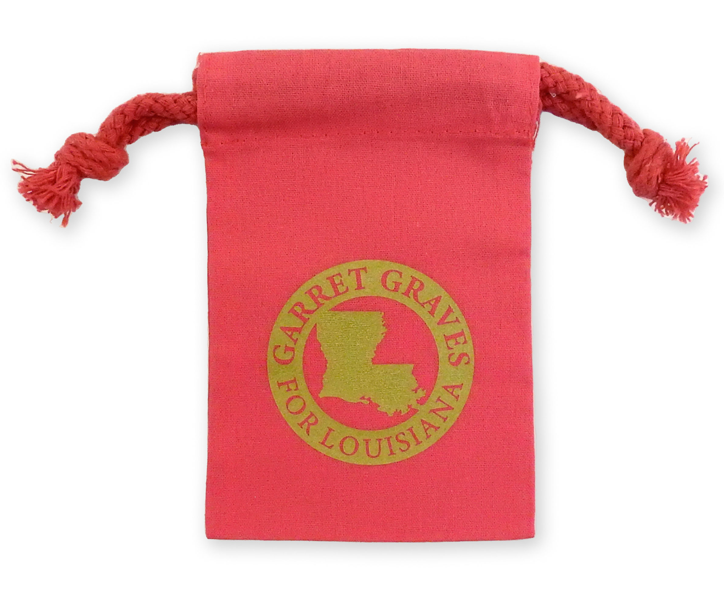 "RED" Series Cotton Drawstring Bags 4x6" 2