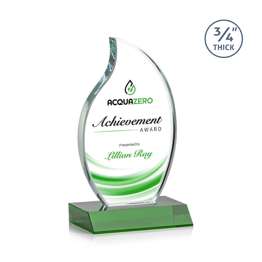 Croydon Flame VividPrint™ Award - Green 9