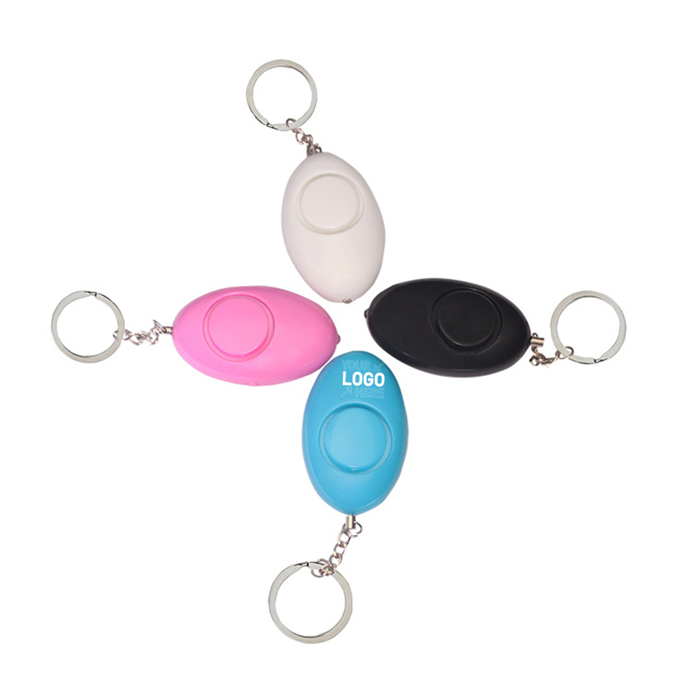 LED Light Alarm Key Chain