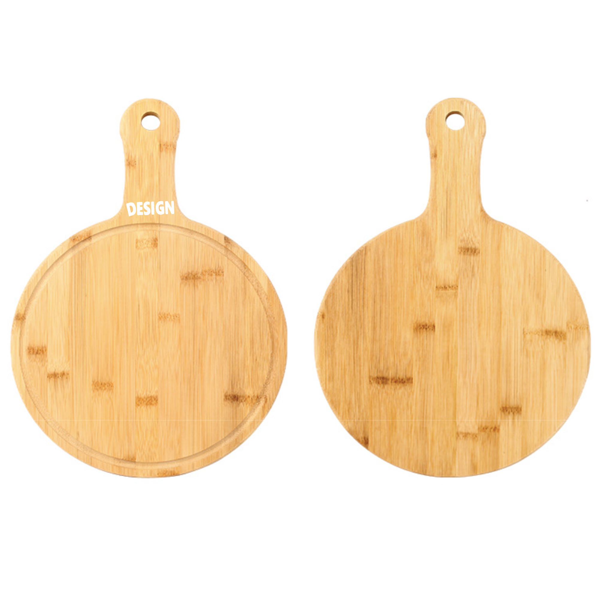 Bamboo Circular Pizza Board MOQ 100pcs 2