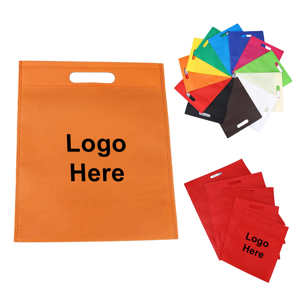 Die cut Non Woven Shopping Tote Bag, custom non-woven bag with logo imprint 3