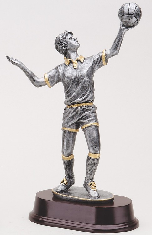 11" Tall Volleyball Female Figure Award 2