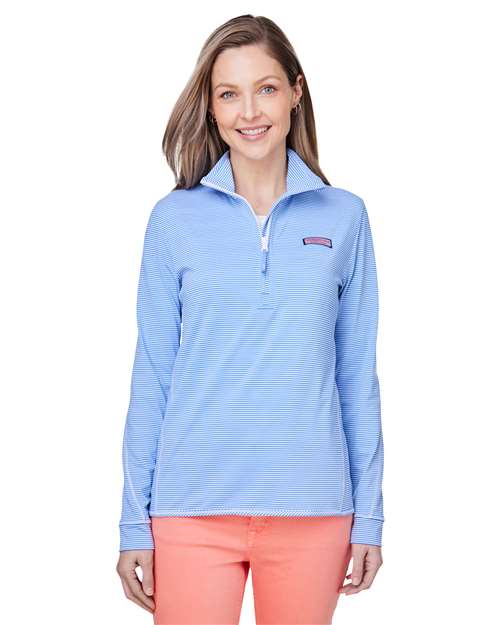 Women's Microstripe Sankaty Half-Zip Pullover - K002521 32