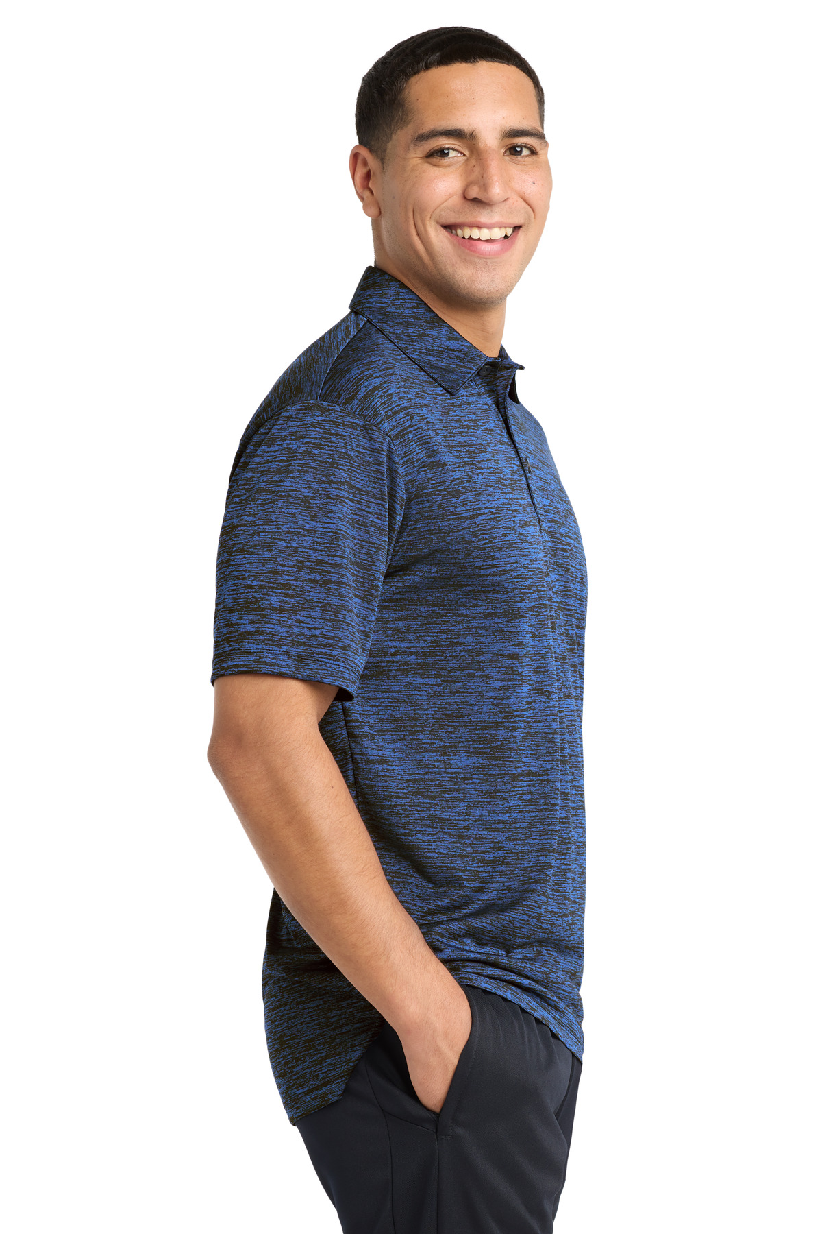 Sport-Tek PosiCharge Electric Heather Polo. ST590 63