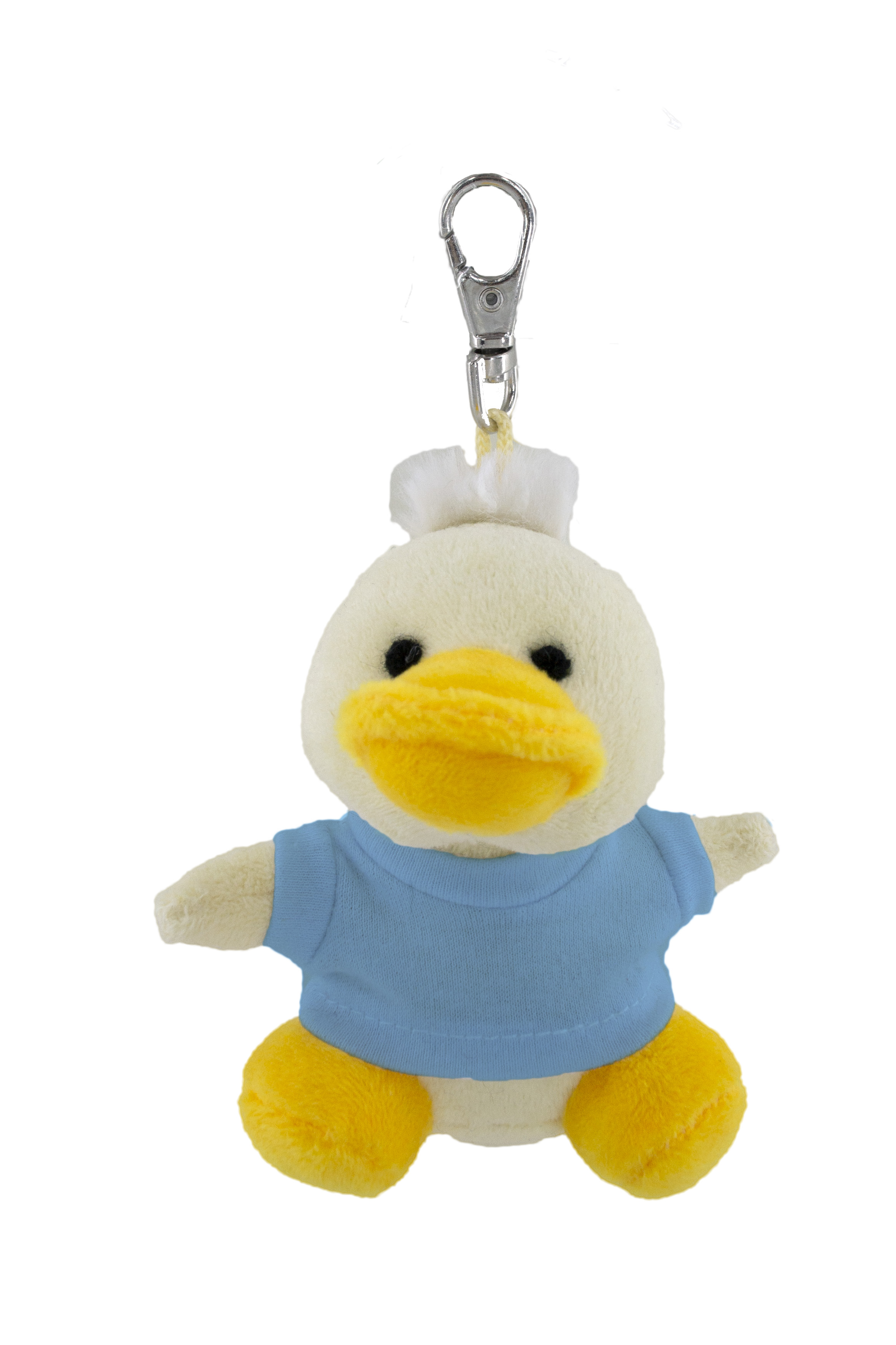 Soft Plush Duck Keychain With Tee