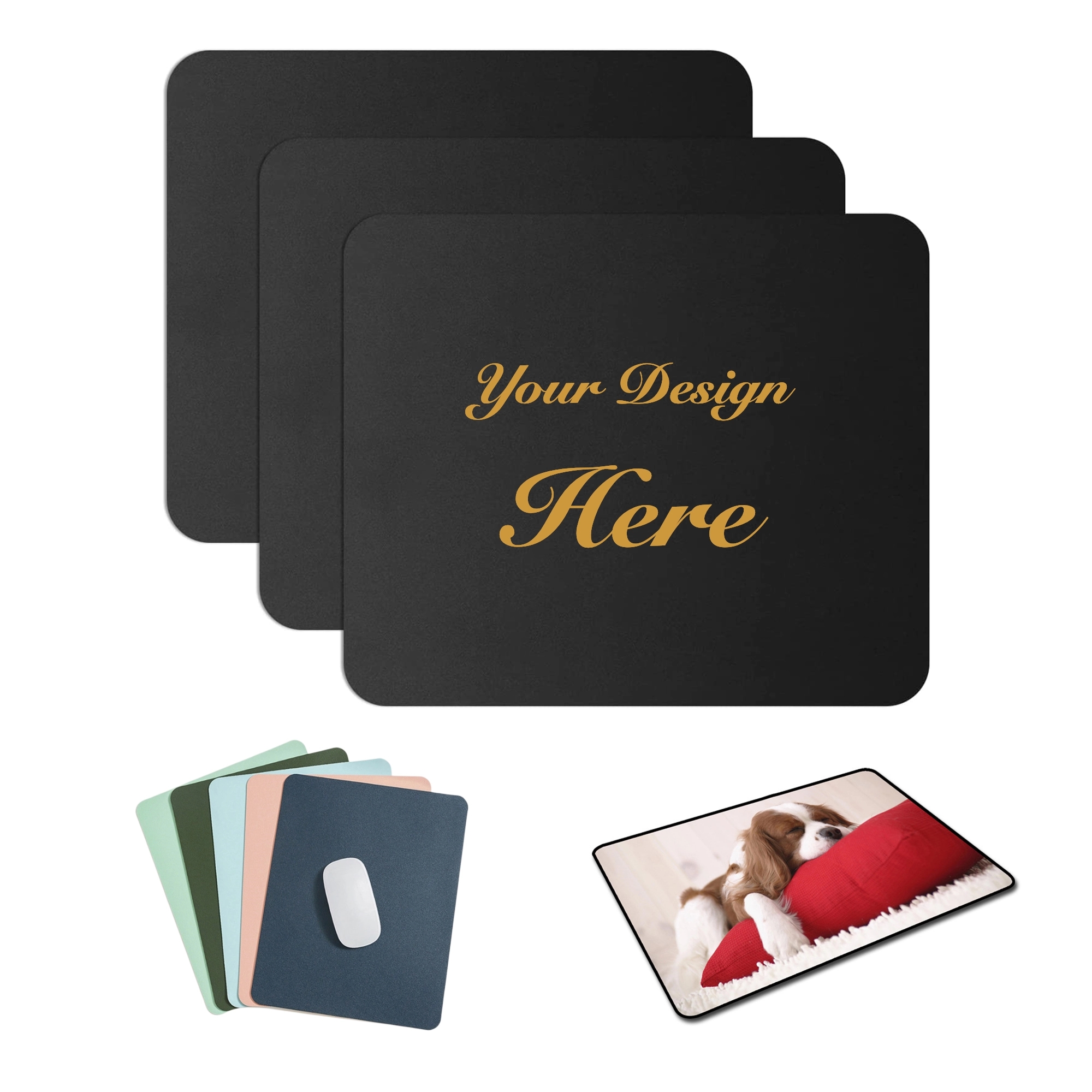 MOQ 50 Rubber Mouse Pad 4
