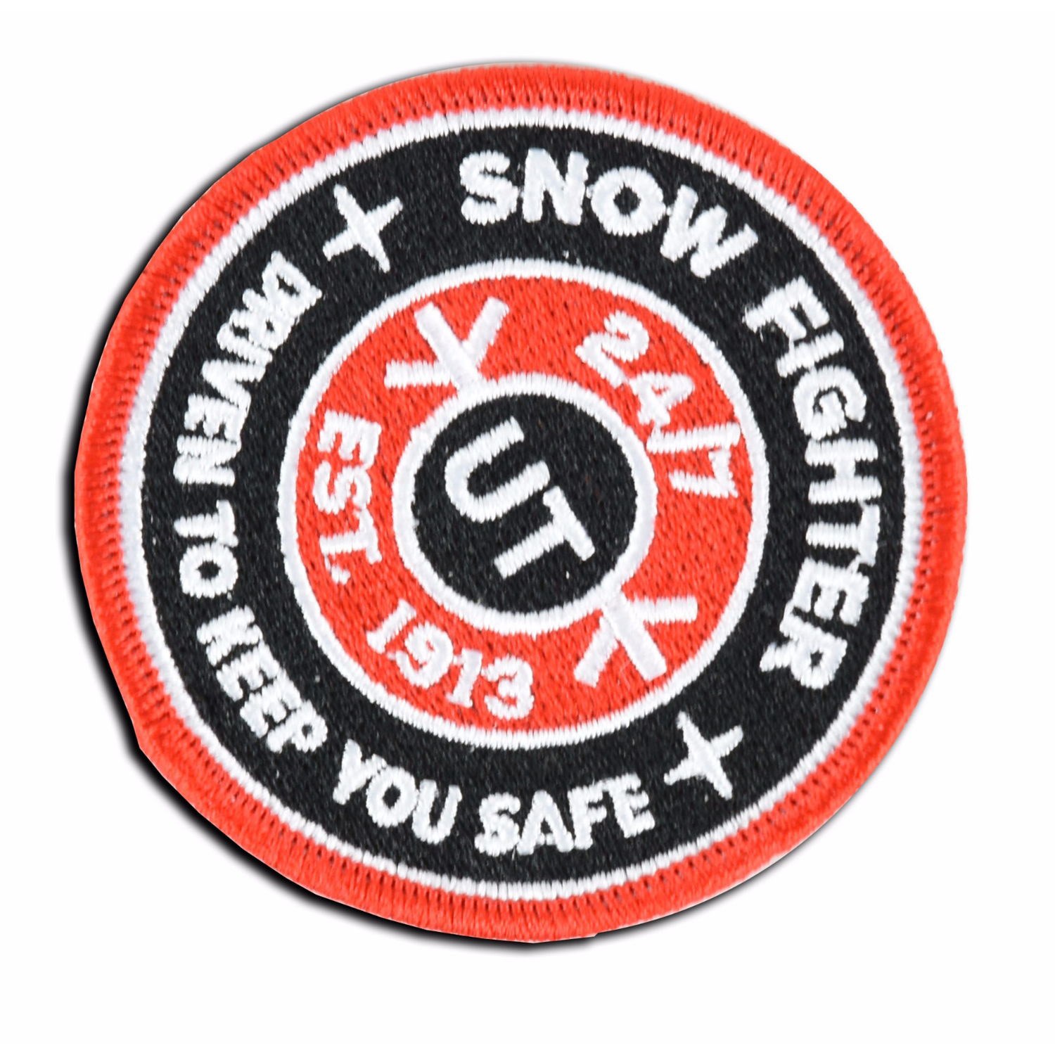 100% Custom Embroidered Patches - Hook & Loop Backing 6
