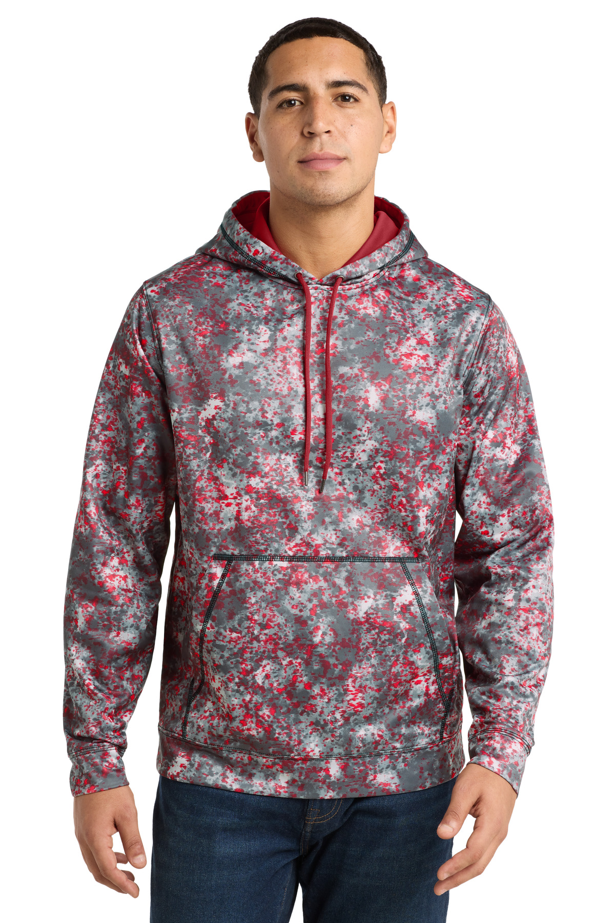 Sport-Tek Sport-Wick Mineral Freeze Fleece Hooded Pullover. ST230 6