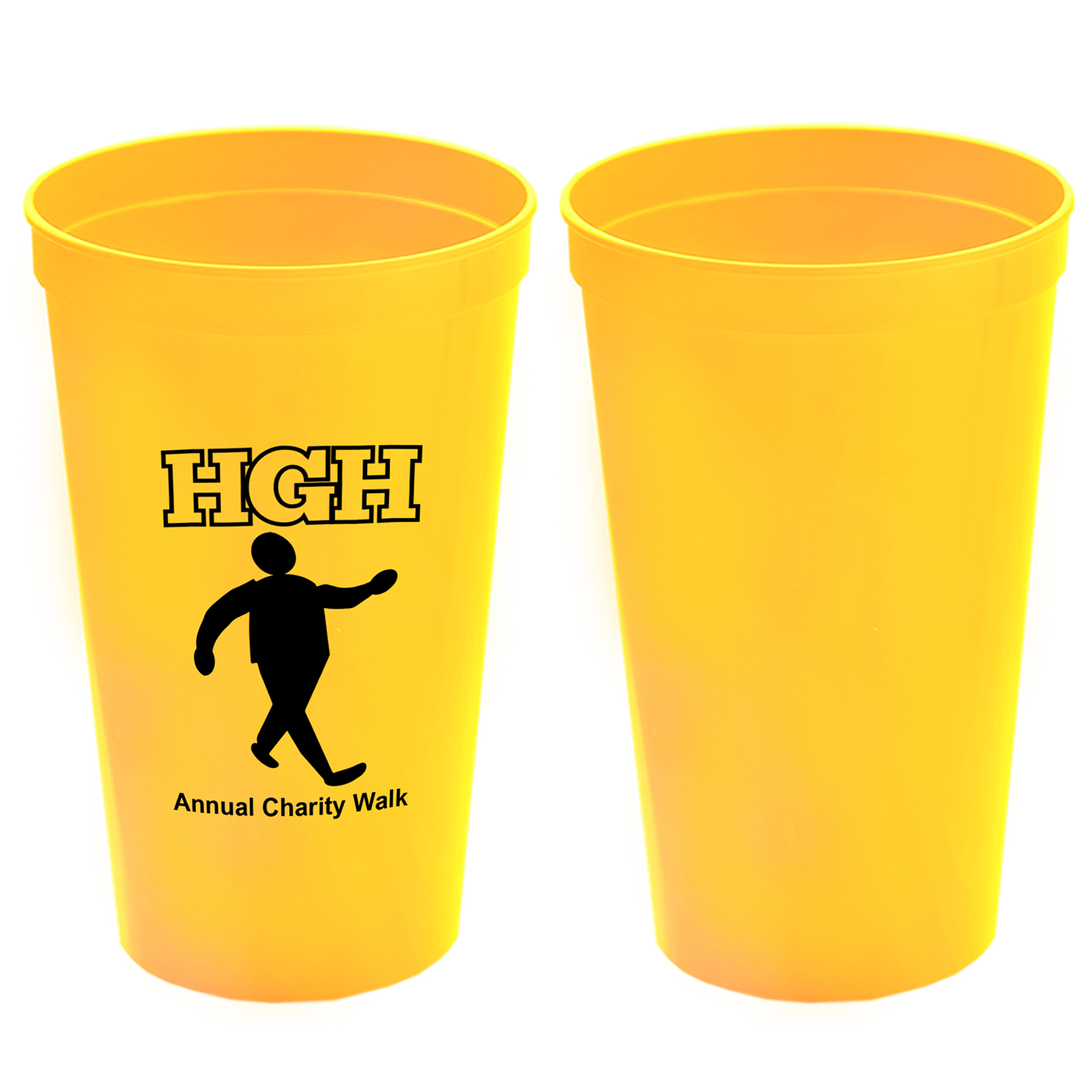 Stackable Polypropylene Stadium Cup, 22 oz. 3