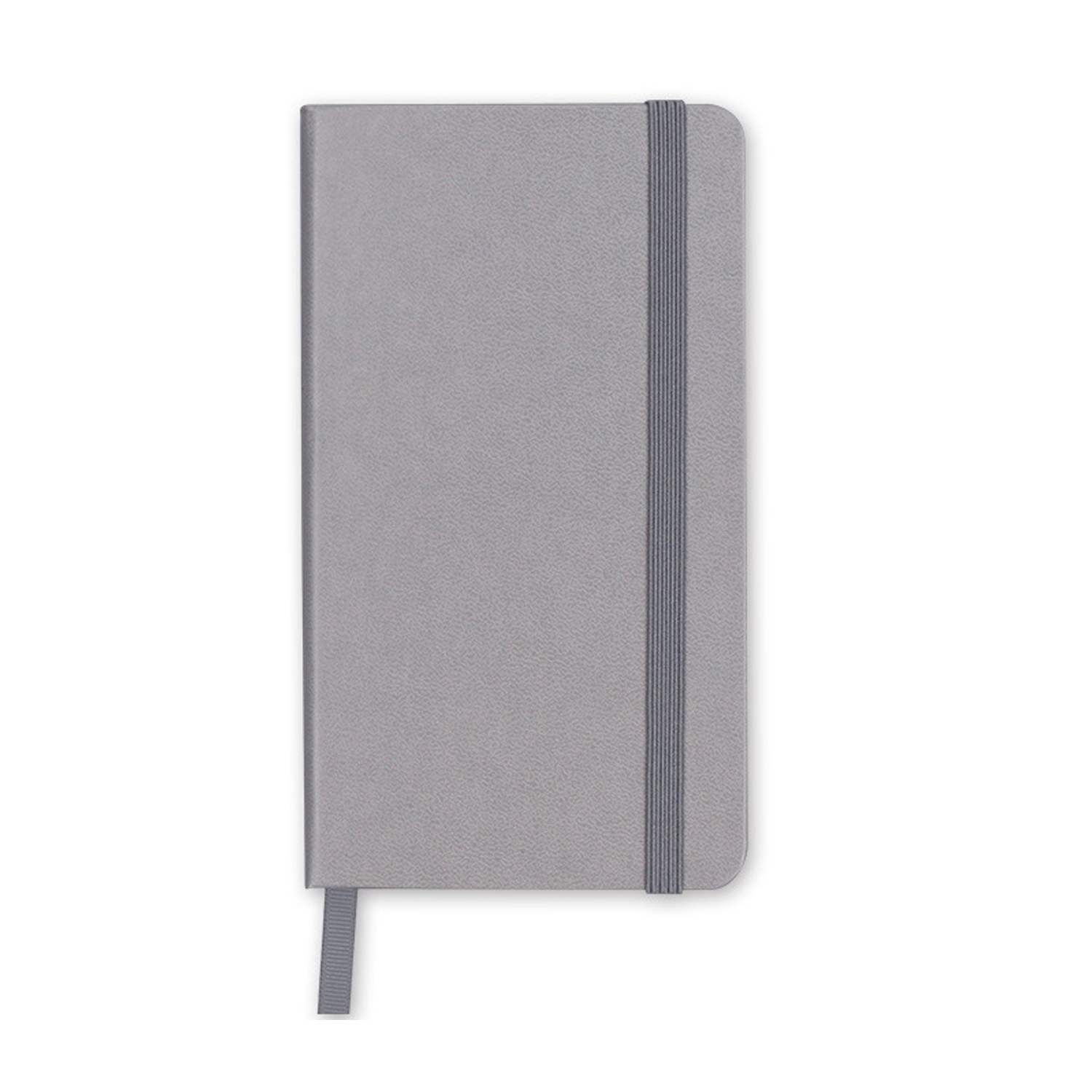 A6 PU-Coated Hardboard Notepad w/ Elastic Band 10