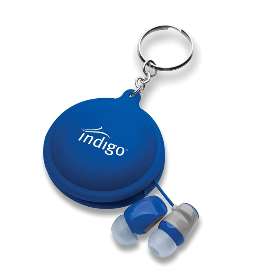 Silicon key chain earbuds case 11