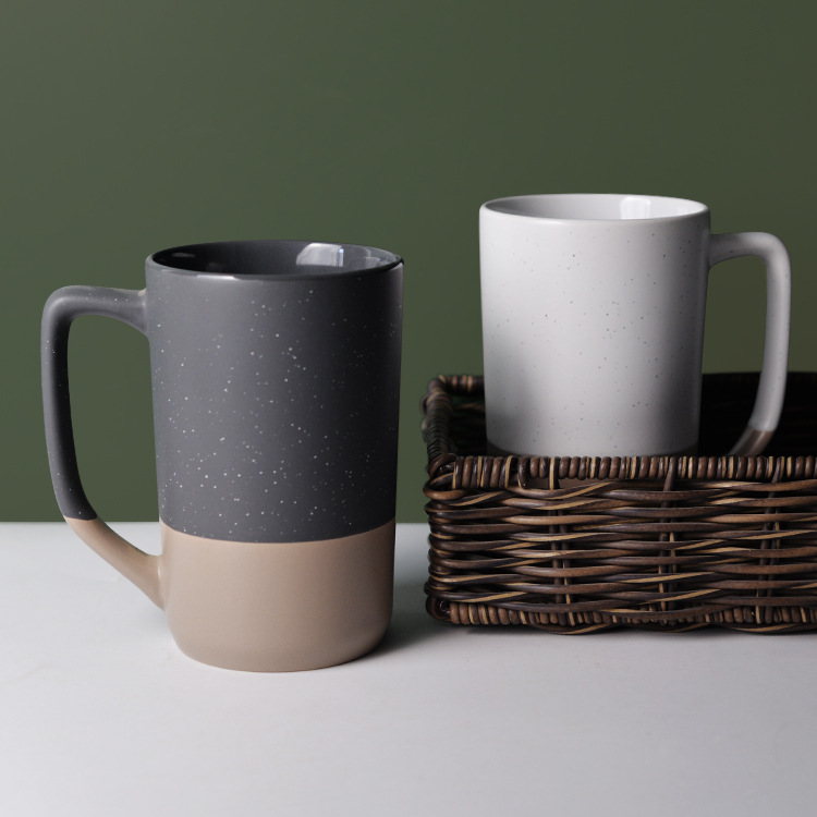 17oz Ceramic Coffee Mugs with Handle 6