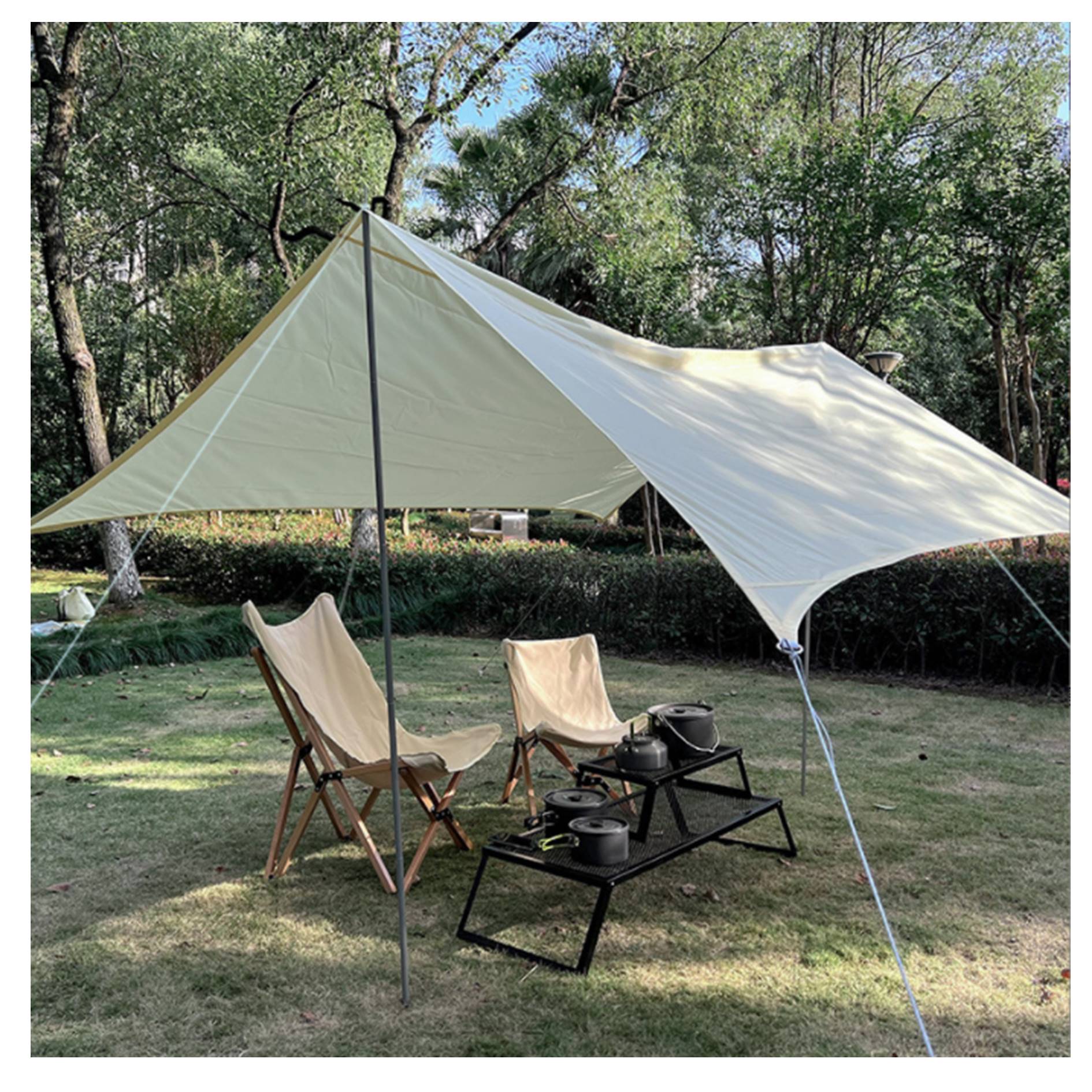 Portable Waterproof Sunshade Fly Tent Tarp 4