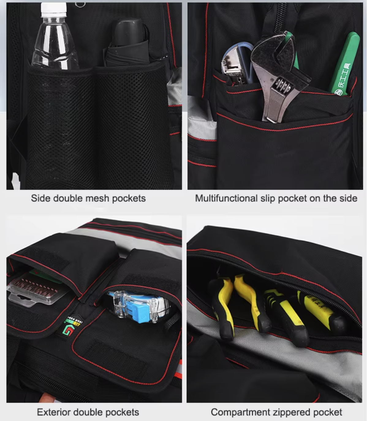 Large Capacity Oxford Multi-purpose Tool Backpack 6
