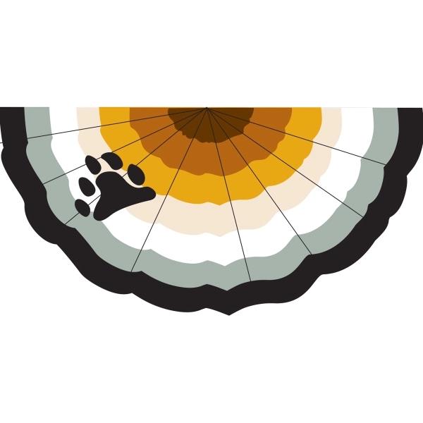 Bear Pride Pleated Full Fan 1