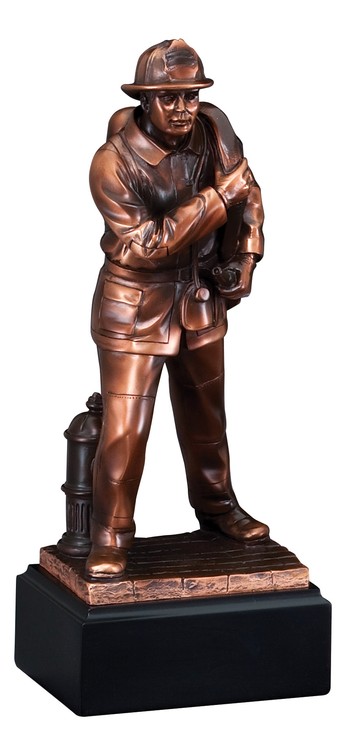 Fireman Resin Sculpture 1