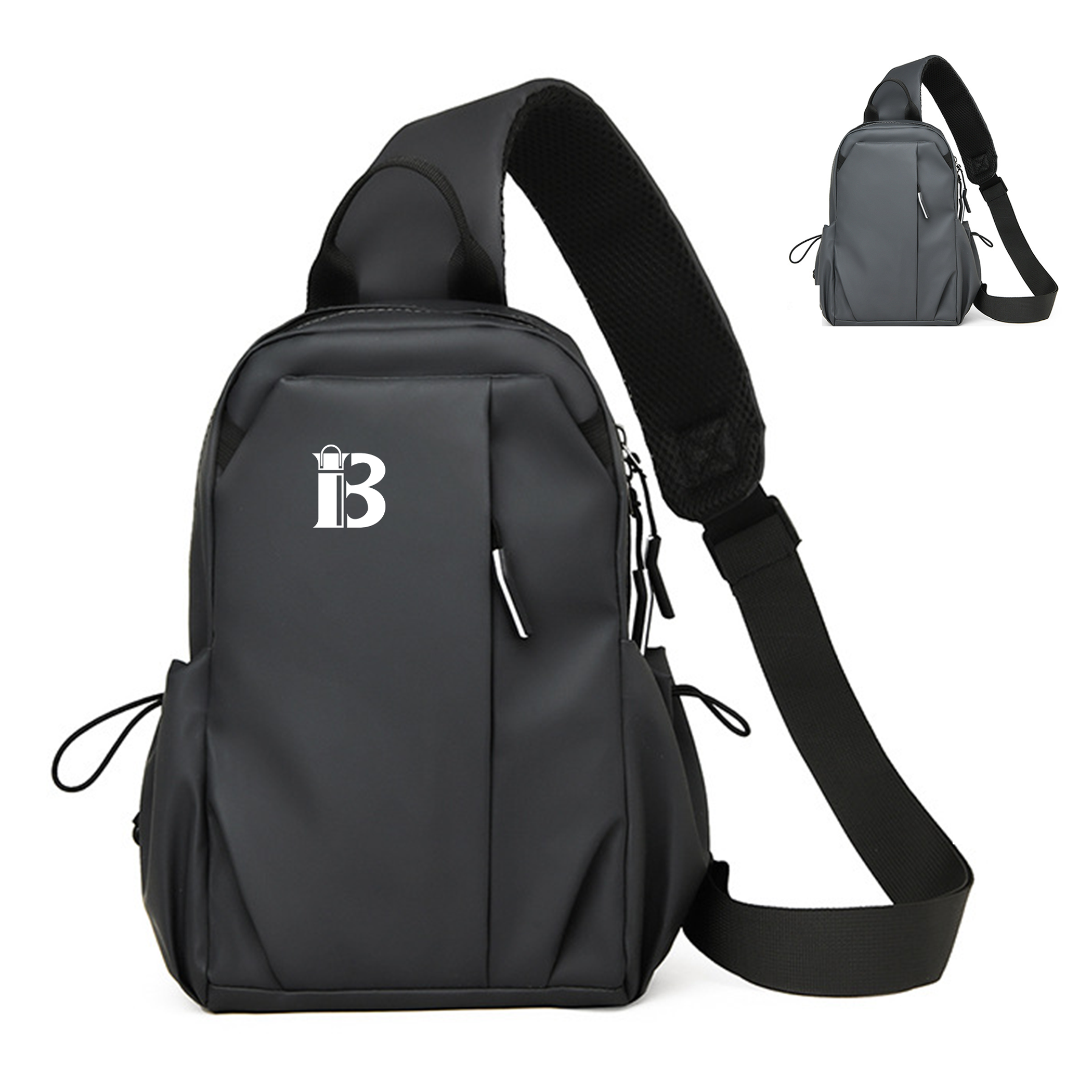 Water-Resistant Nylon Casual Chest Bag