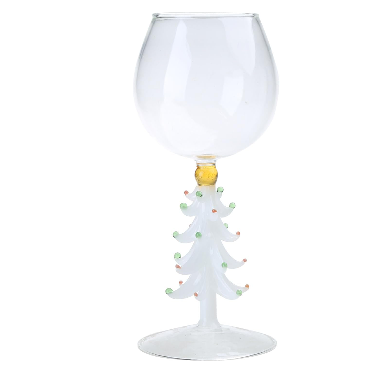 Christmas Tree Figure Inside Wine Glasses Cup 4