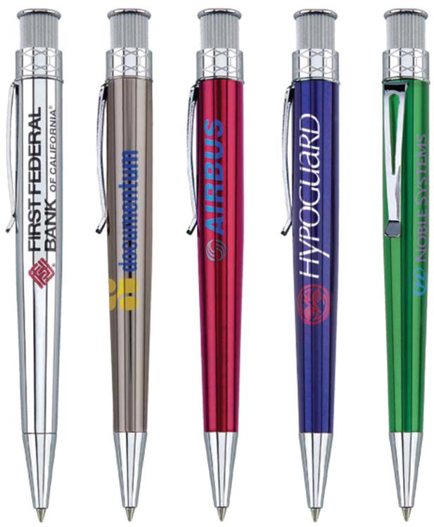 Ed Twist Brass Ballpoint Pen 2