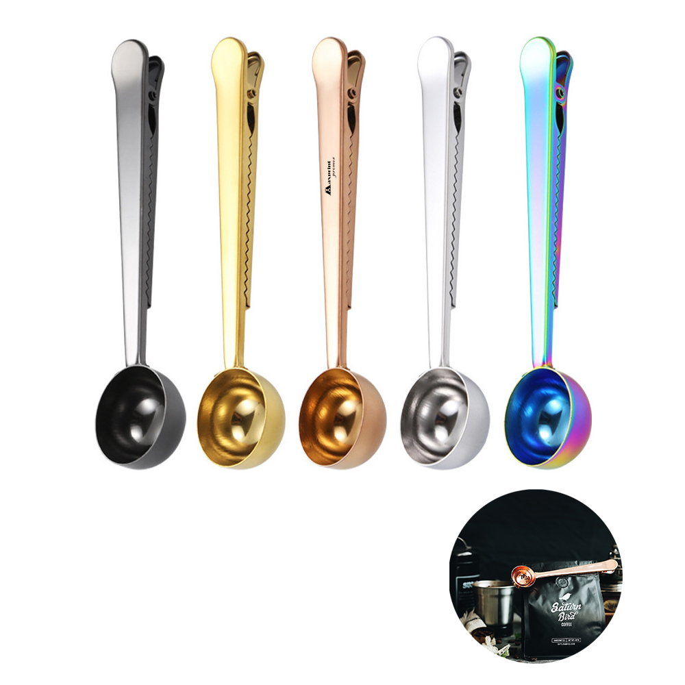 2-in-1 Coffee Bean Scoop with Sealer 4