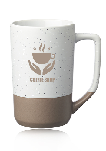 17 oz. Speckle Glazed Two Tone Ceramic Mugs 8