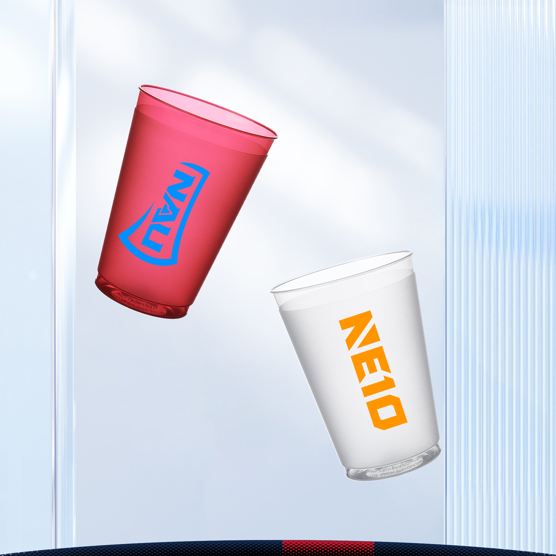 12 oz. Seleo Plastic Stadium Cups 5