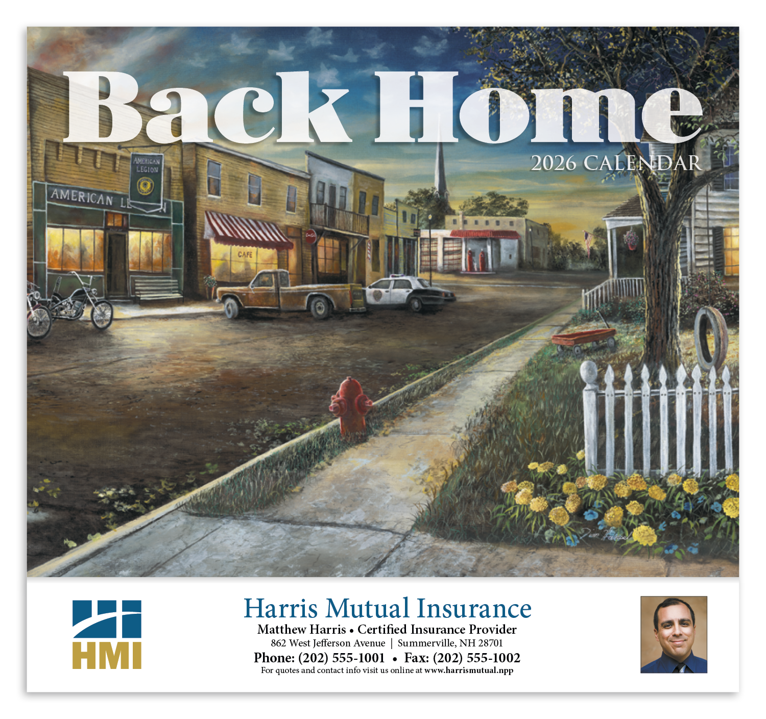 HotLine® Products Back Home Appointment Calendar - Stapled 10