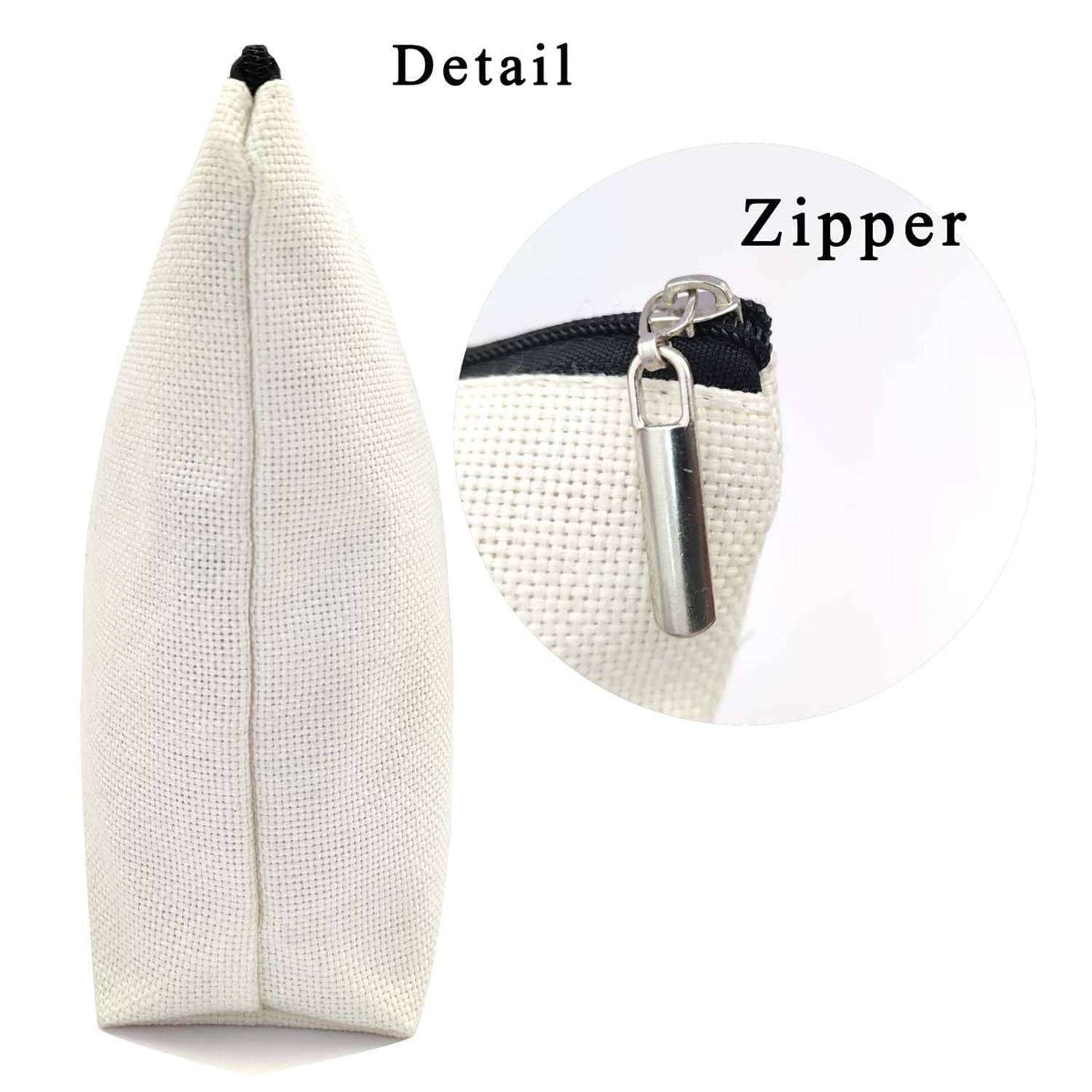 Compact Waterproof Linen Cosmetic Bag for Golf Lover 5