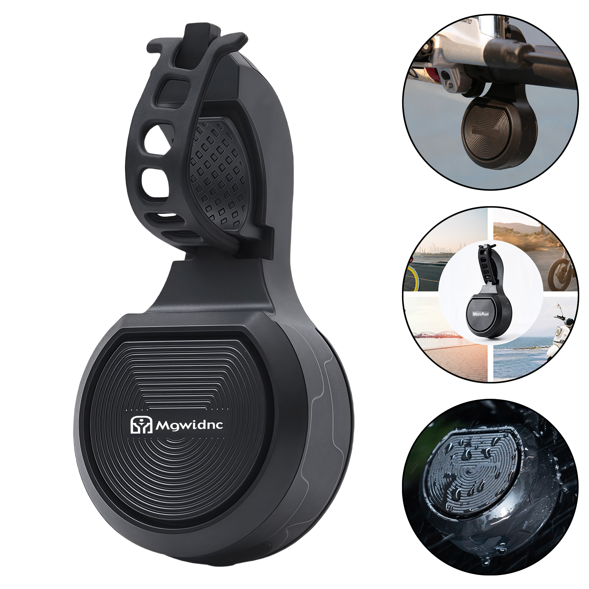Bike Alarm Bell - Ultra Loud Adjustable Volume Electric Horn with Anti-Theft Alert
