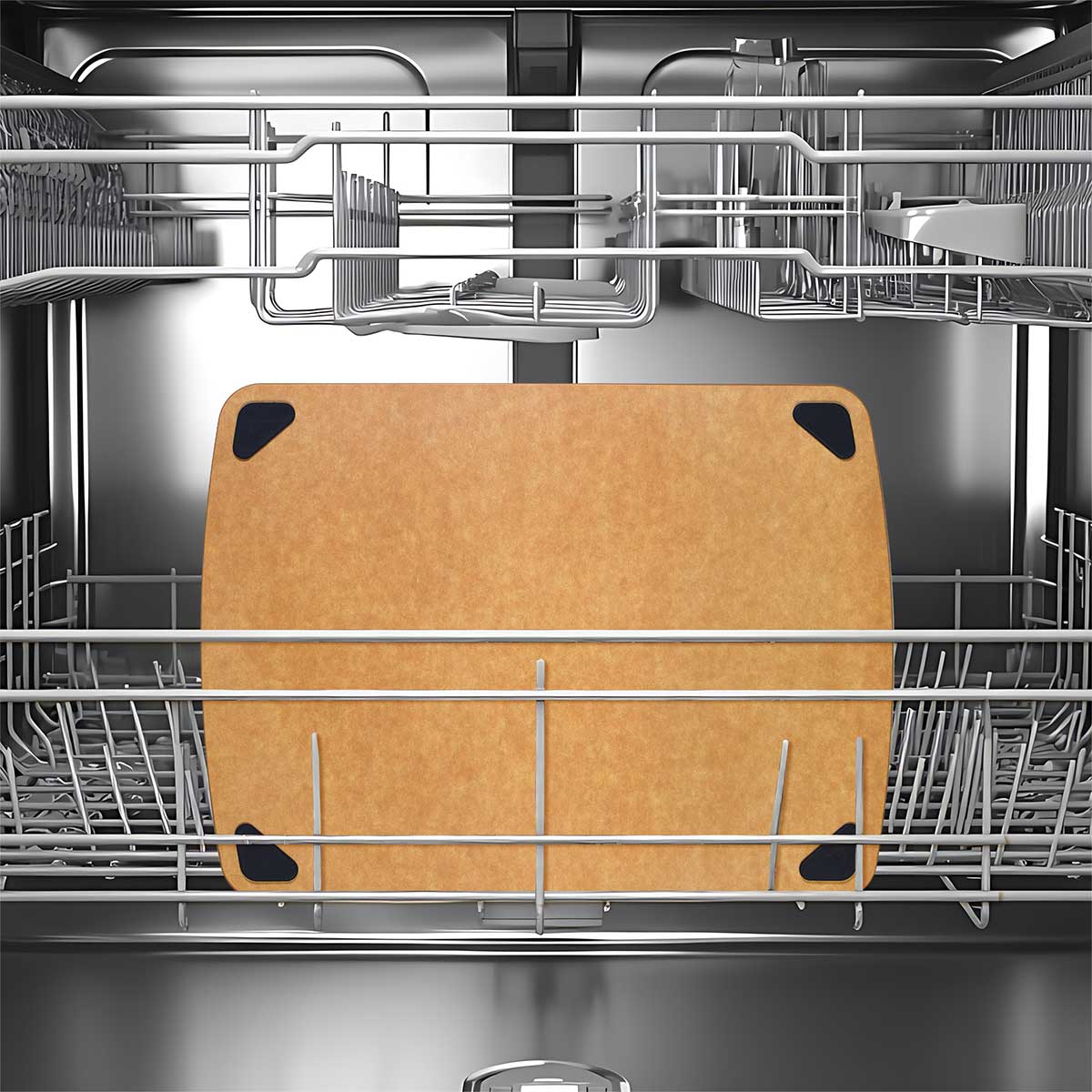 Vellum™ Wood Fiber Cutting Board with silicone feet 4
