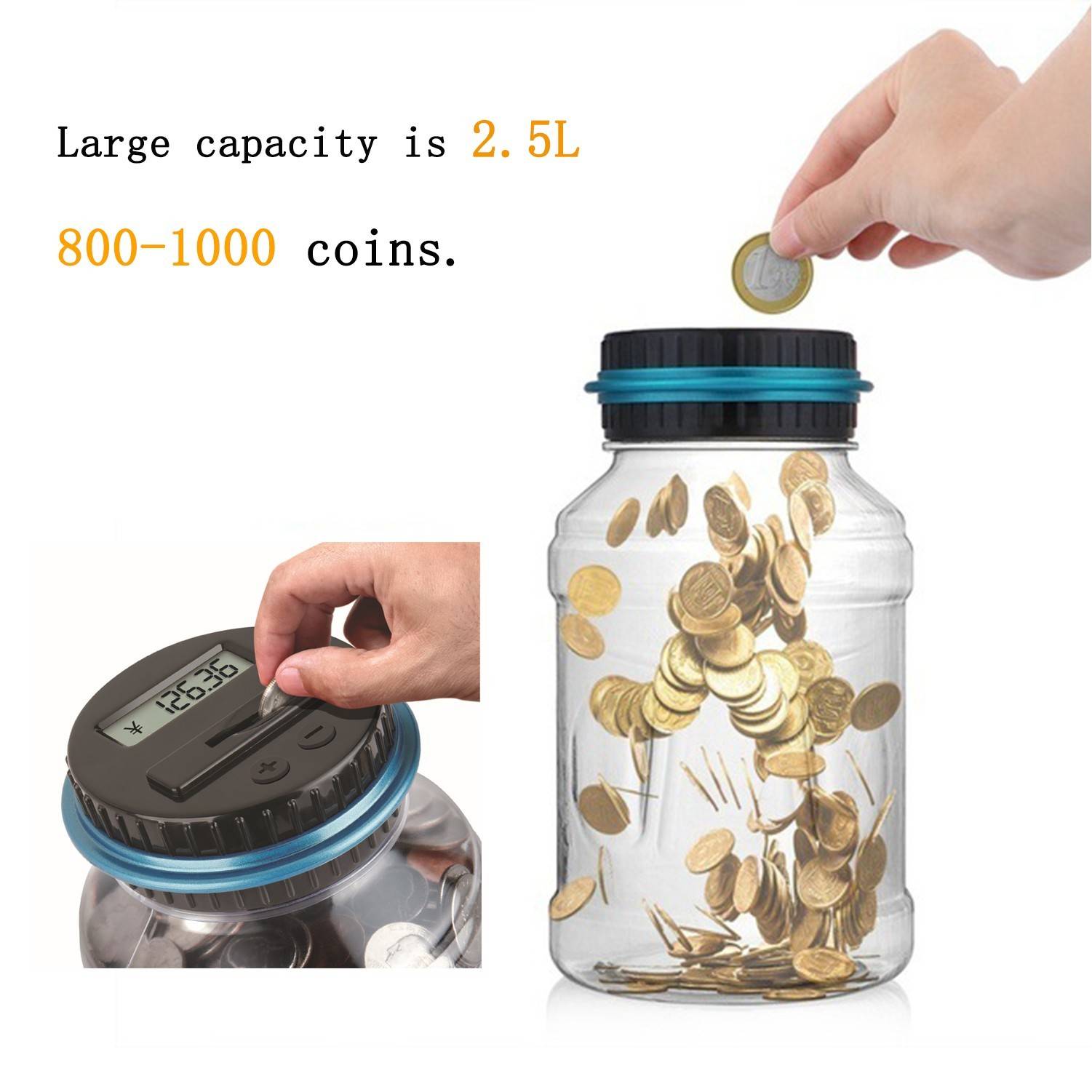 Smart count piggy bank 2