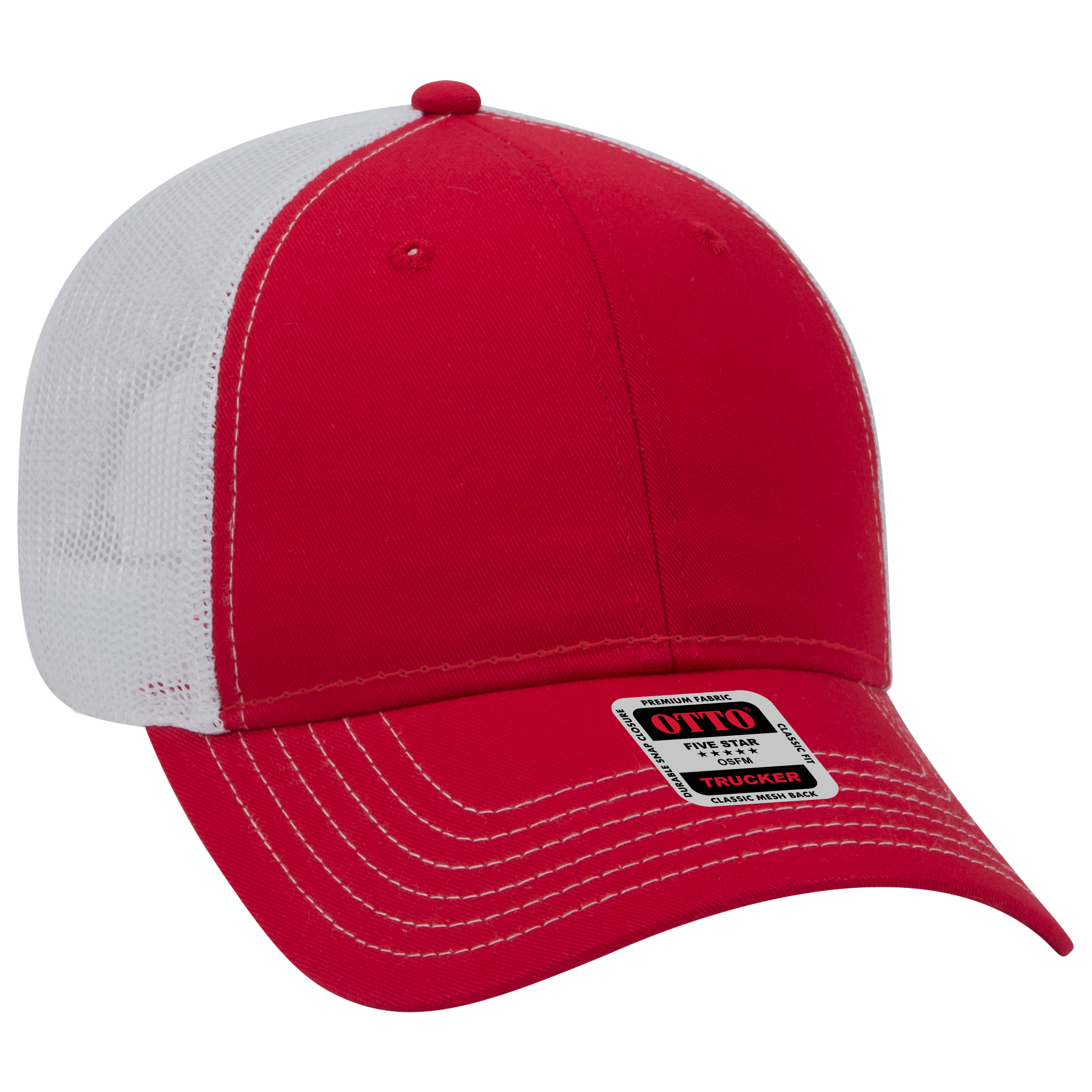 OTTO CAP® 6 Panel Low Profile Mesh Back Trucker Hat 162