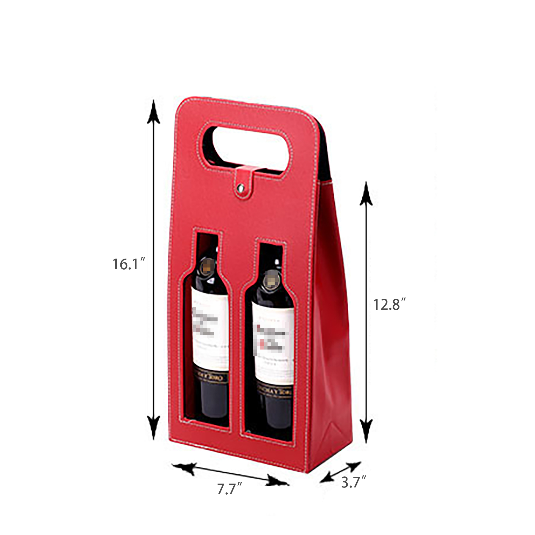 Double Wine Bag with Window 5