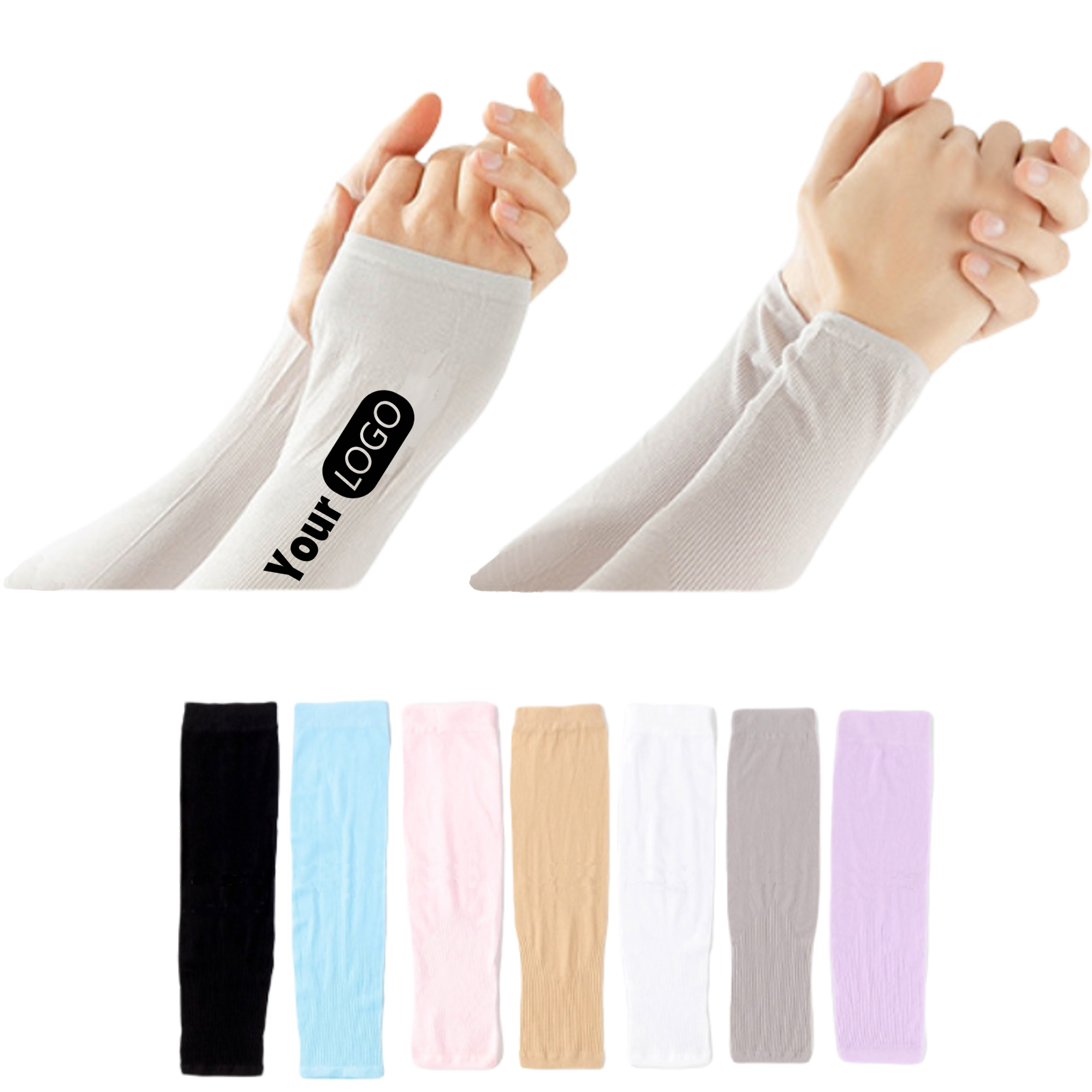 Ice Silk Sunscreen Sleeve Sun - UPF 50+ 2